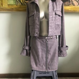 Wild fable size small skirt jacket set